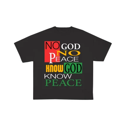 Barrier Worldwide No God No Peace Aged T-Shirt