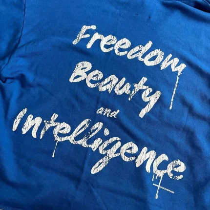 Barriers Angela Davis Hoodie​ Blue