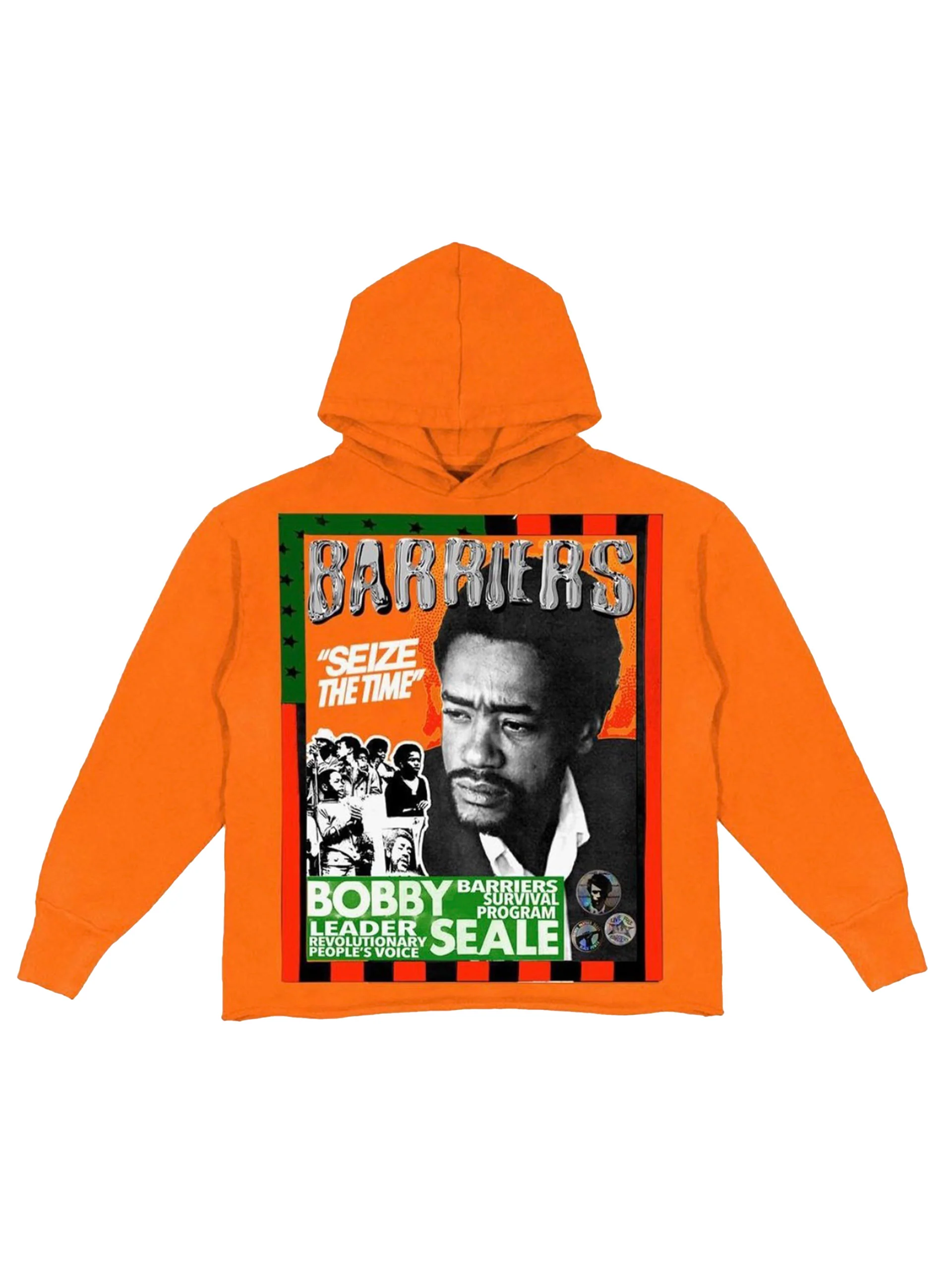 Barriers Bobby Seal Hoodie Orange Barriers Bobby Seal Hoodie Orange
