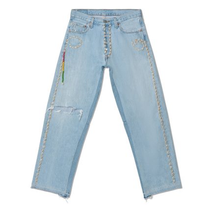 Barriers Cowrie Aged Denim Pants