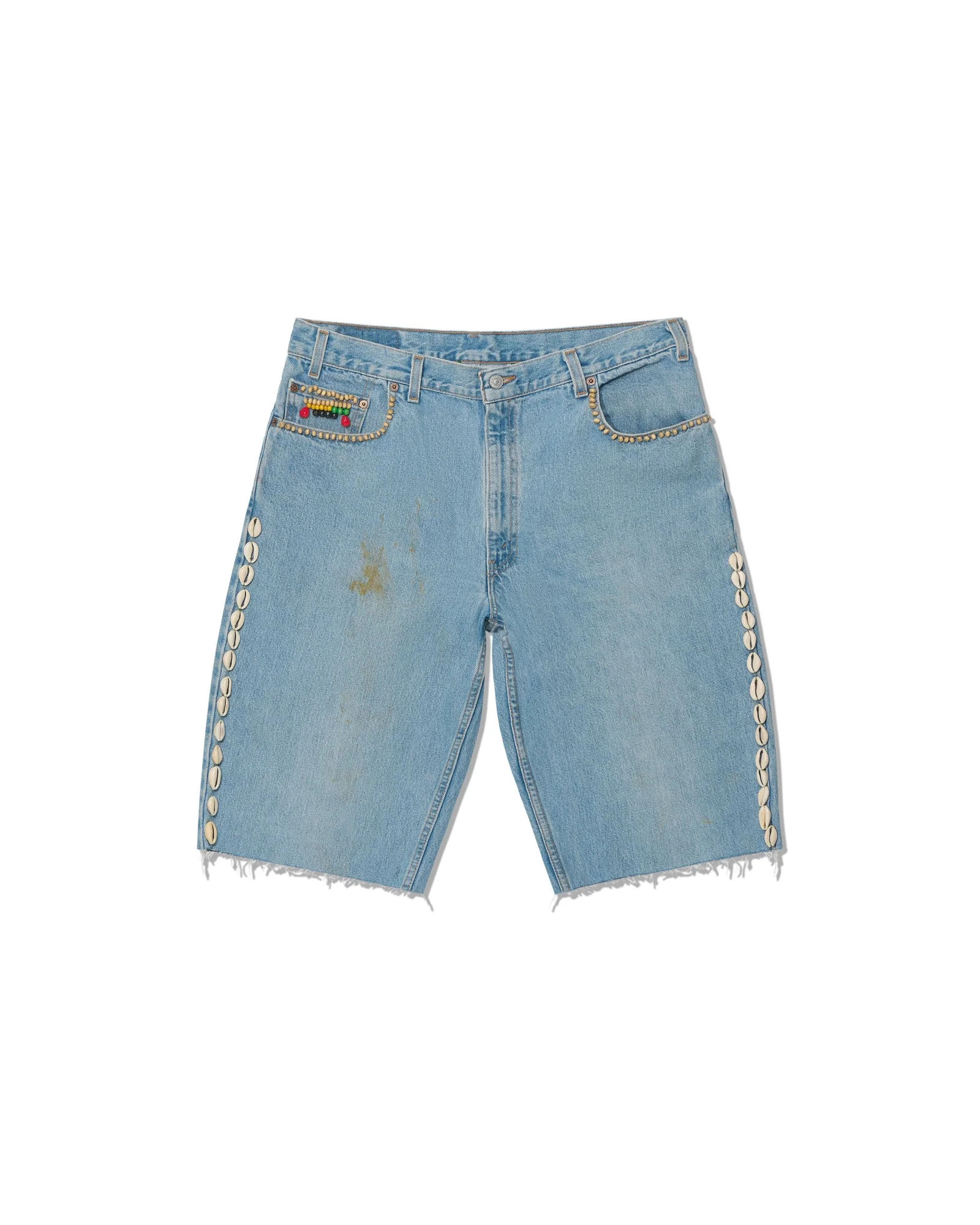 Barriers Cowrie Aged Denim Shorts Barriers Cowrie Aged Denim Shorts