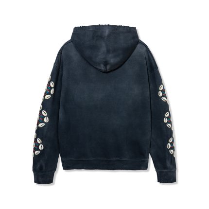 Barriers Cowrie Vintage Black Hoodie