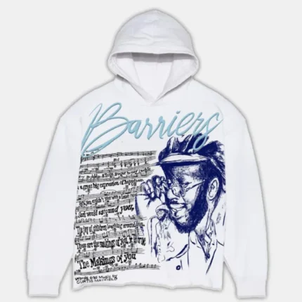 Barriers Curtis Mayfield Hoodie White