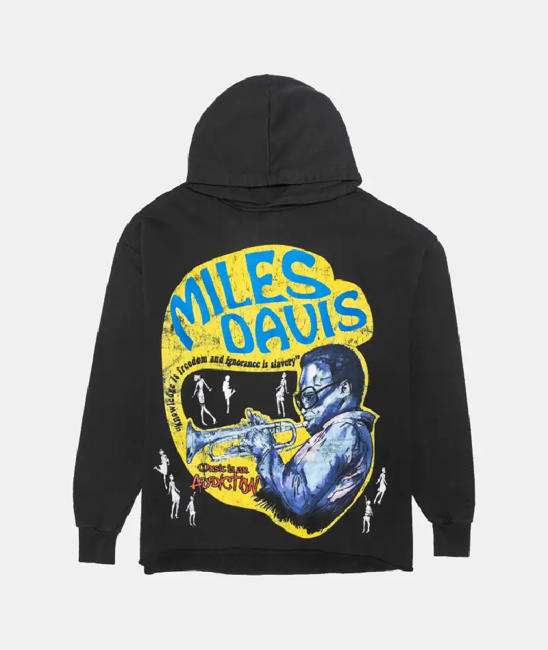 Barriers Miles Davis Hoodie Black Barriers Miles Davis Hoodie Black