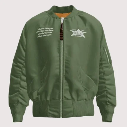 Barriers x Alpha Industries Olive Bomber Jacket